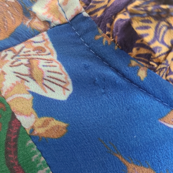 Let Me Be
Multi Floral Ruffle Silk Maxi Dress | S - Picture 7 of 9